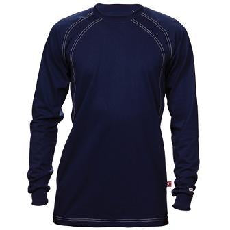 Reed FR Crew Cotton Jersey Shirt Navy ST41WFR6