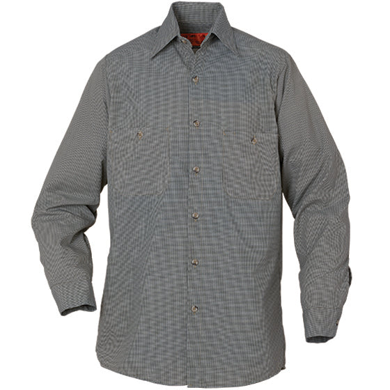 REED SOFT TOUCH MICRO CHECK WORK SHIRT LONG SLEEVE 6779