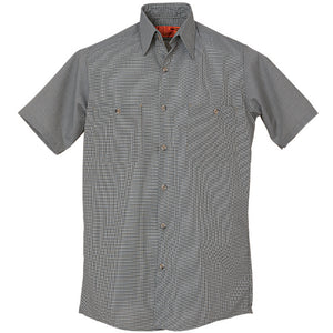 REED SOFT TOUCH MICRO CHECK WORK SHIRT SHORT SLEEVE 679