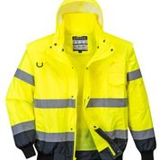 PORTWEST® Hi-Vis Cotrast Bomber Jacket UC465