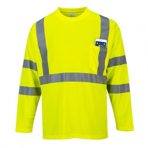 HI-VIS Long Sleeve Pocket T-Shirt CLASS 3 S191