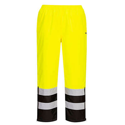 PORTWEST® HI-VIS LINED RAIN PANTS S598