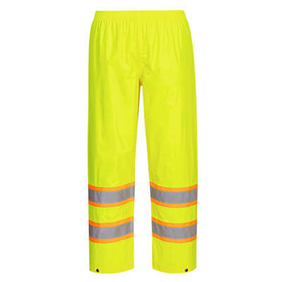 PORTWEST® HI-VIS CONTRAST TAPE RAIN PANTS H447