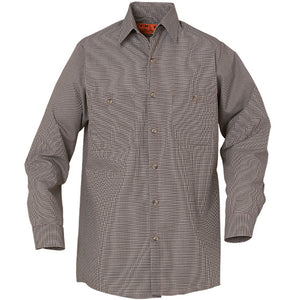 REED SOFT TOUCH MICRO CHECK WORK SHIRT LONG SLEEVE 6889