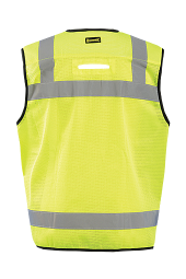 Heavy Duty Surveyors Vest LUX-HDSBK