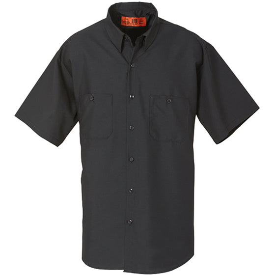 WORK SHIRT SHORT SLEEVE BLACK SS640