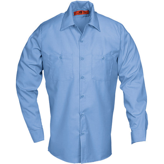 WORK SHIRT LONG SLEEVE LIGHT BLUE LS6223