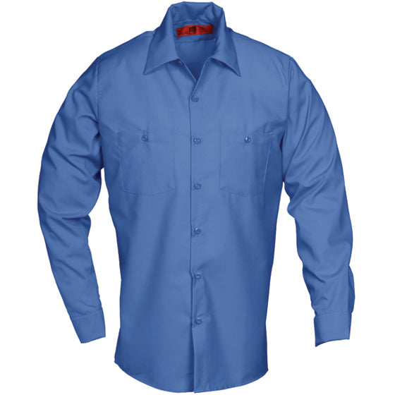 WORK SHIRT LONG SLEEVE POSTAL BLUE LS6222