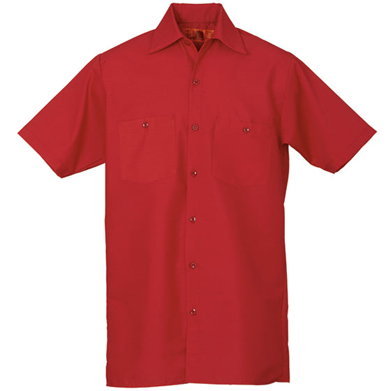 WORK SHIRT SHORT SLEEVE RED SS24