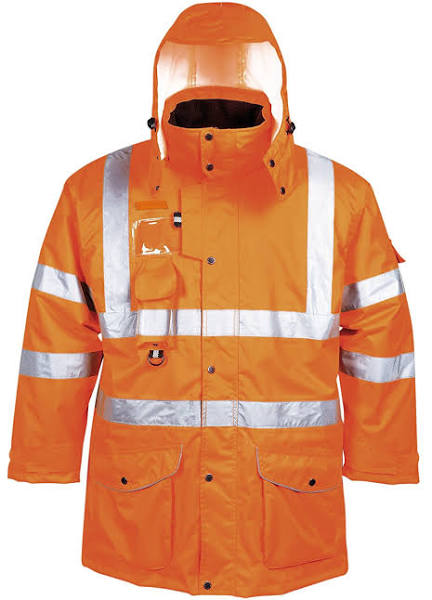 PORTWEST® HI VIS 7 N 1 TRAFFIC JACKET URT27