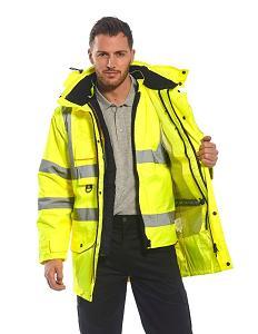 PORTWEST®  7 n 1 Hi-Vis Traffic Jacket US427