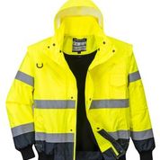 PORTWEST® Hi-Vis Cotrast Bomber Jacket UC465